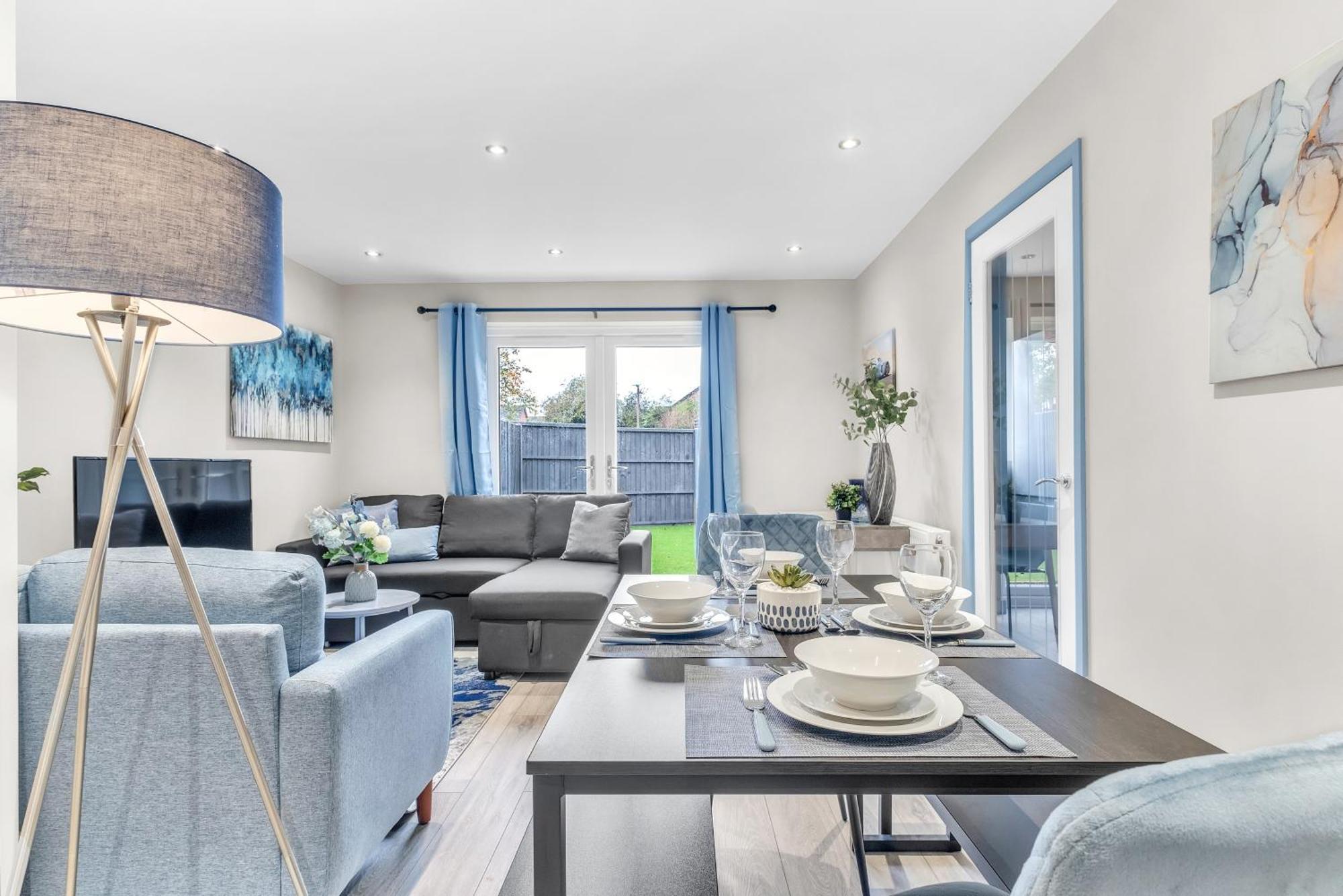 Mk 2-Bedroom Contractor'S Gem, 5 Beds, Sleeps 6, Free Parking Milton Keynes Exterior foto