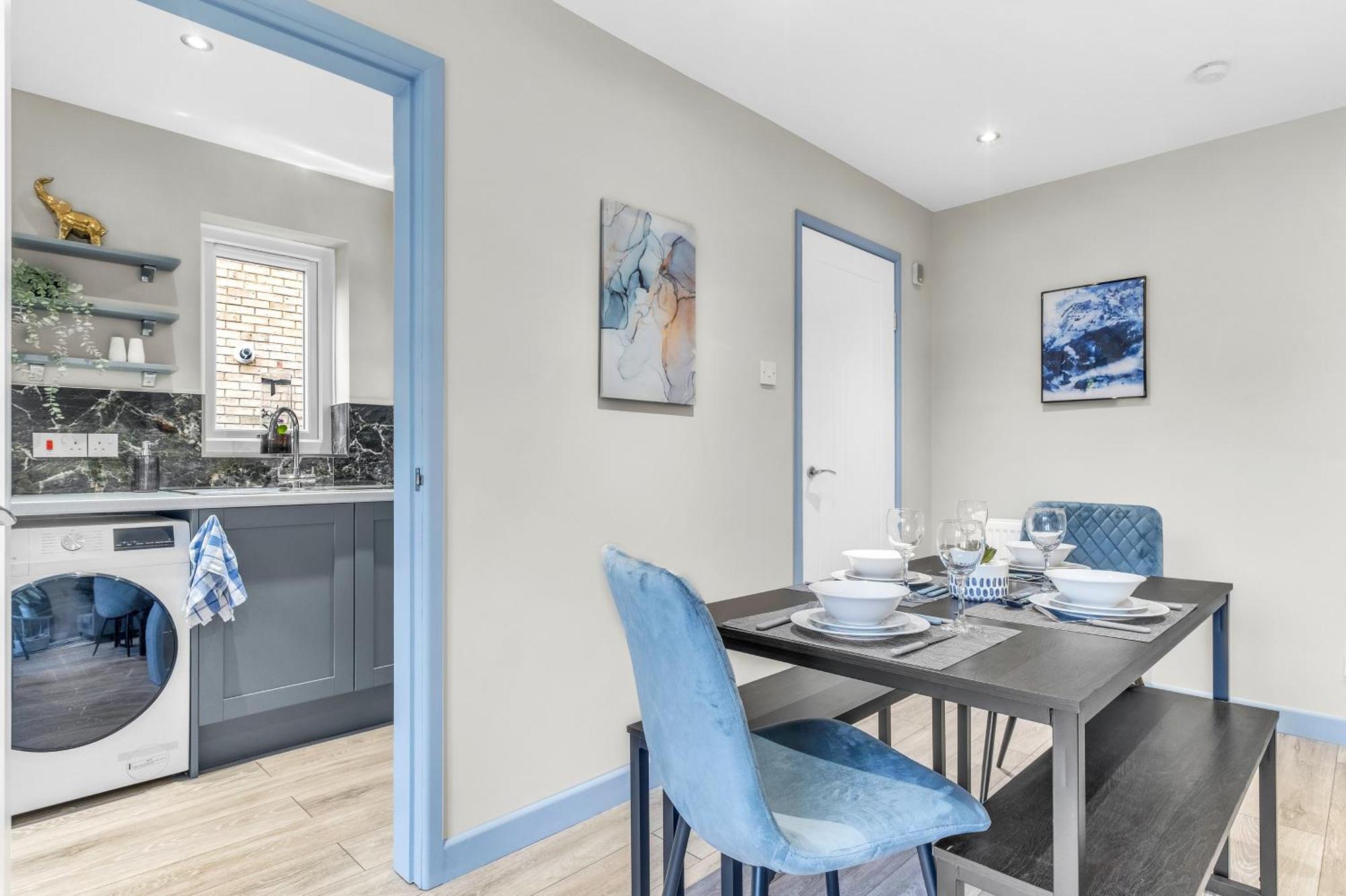 Mk 2-Bedroom Contractor'S Gem, 5 Beds, Sleeps 6, Free Parking Milton Keynes Exterior foto